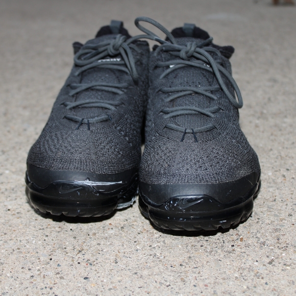 Gray Knit Sneakers - Picture 3 of 4